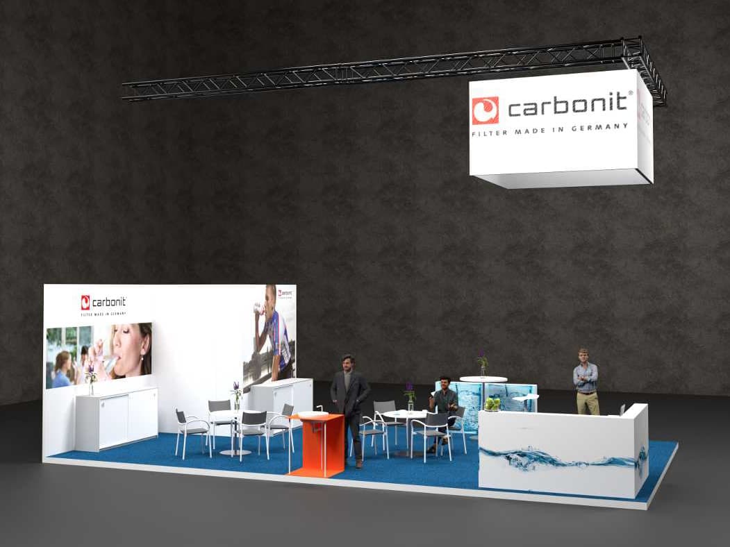 Messestand Carbonit Aquatech 27